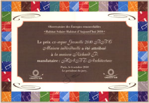 LAUREAT observ'er 2010 titre