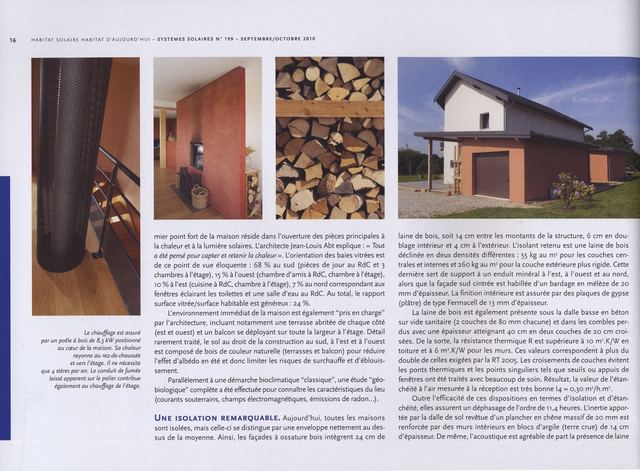 Construction à Cussey-sur-l’Ognon Primée 1er Prix Grenelle de l’environnement 2010, photo 33