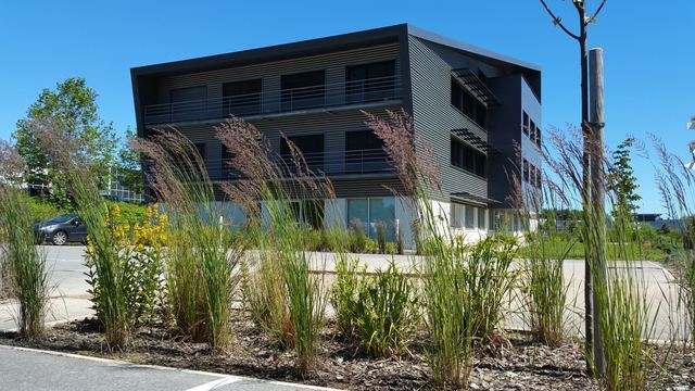 Construction Parc Beepos Bâtiment 1 certifié BBC Effinergie 2015, photo 2
