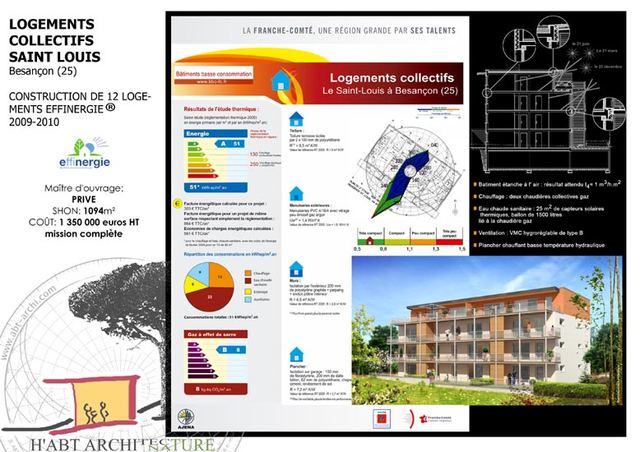 Construction Bioclimatique Résidence Le Saint Louis certifié BBC-effinergie 2005, photo 1