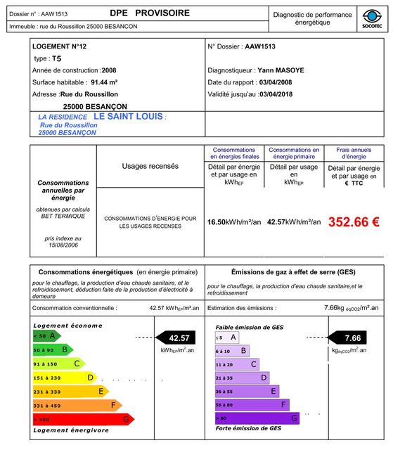 Construction Bioclimatique Résidence Le Saint Louis certifié BBC-effinergie 2005, photo 9